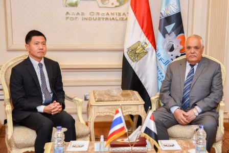 مباحثات بالعربية للتصنيع مع سفير تايلاند بالقاهرة