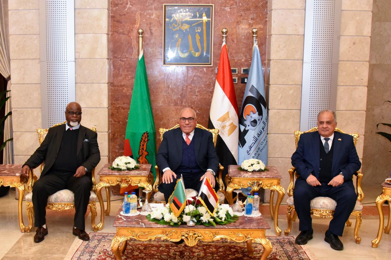 Within the framework of the visit of the President of the sisterly Republic of Zambia to the Arab Republic of Egypt The Zambian Minister of Health visits the AOI